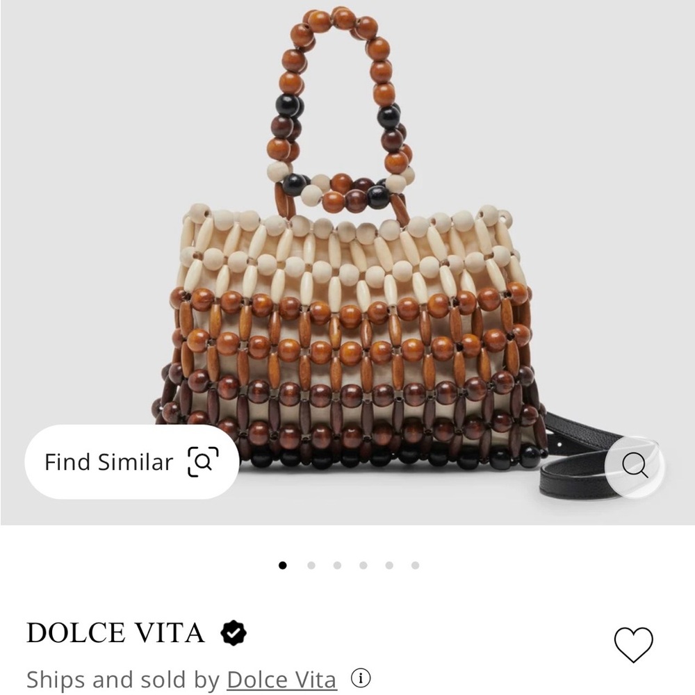 Dolce vita Beaded Crossbody Bag Caroline Multi NWT - Picture 3 of 7